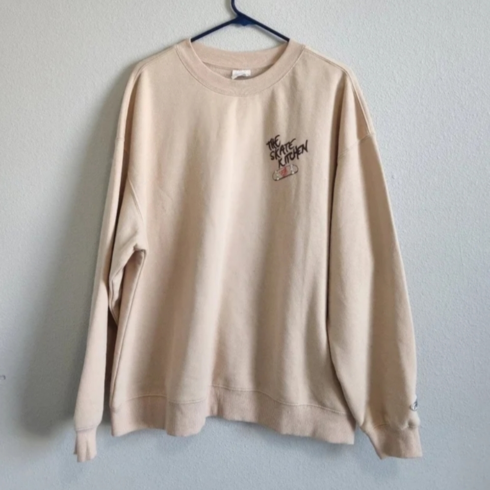 H&M Beige Sweatshirt